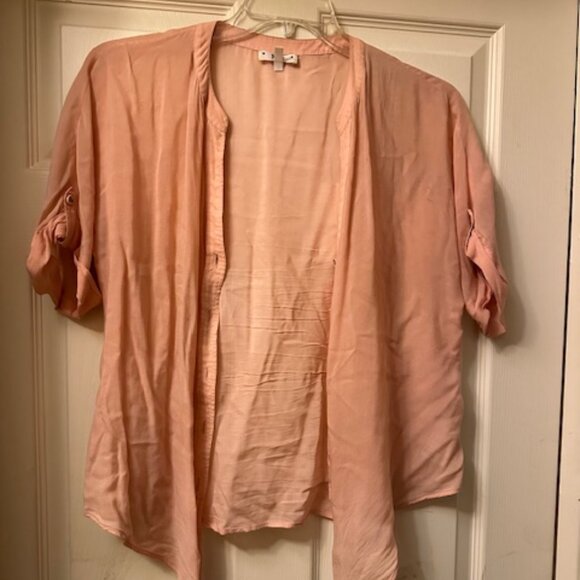 Light Pink Sheer Blouse - Picture 1 of 2